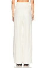 Gabriela Hearst Norman Pant in Ivory, view 3, click to view large image.
