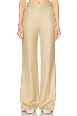 Gabriela Hearst Vesta Pant in Hay, view 1, click to view large image.
