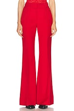 Gabriela Hearst Rhein Pant in Scarlet Red, view 1, click to view large image.