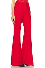 Gabriela Hearst Rhein Pant in Scarlet Red, view 2, click to view large image.