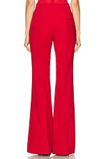 Gabriela Hearst Rhein Pant in Scarlet Red, view 4, click to view large image.