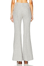 Gabriela Hearst Rhein Pant in Light Grey Melange, view 3, click to view large image.