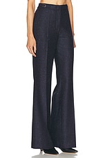 Gabriela Hearst Vest Pant in Dark Navy Multi, view 2, click to view large image.