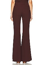 Gabriela Hearst Desmond Pant in Deep Bordeaux, view 3, click to view large image.