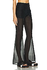 Gabriela Hearst Rhein Pant in Black, view 2, click to view large image.