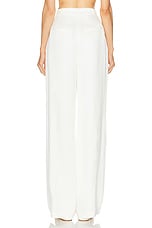 Gabriela Hearst Vargas Pant in Ivory, view 3, click to view large image.
