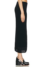 Gabriela Hearst Tanguy Skirt in Black, view 3, click to view large image.