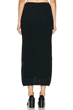 Gabriela Hearst Tanguy Skirt in Black, view 4, click to view large image.