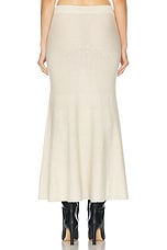 Gabriela Hearst Manni Skirt in Ivory, view 4, click to view large image.