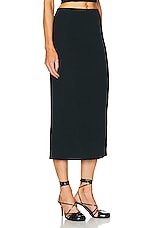 Gabriela Hearst Manuela Skirt in Black, view 2, click to view large image.