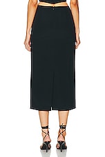 Gabriela Hearst Manuela Skirt in Black, view 3, click to view large image.