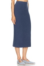 Gabriela Hearst Matre Skirt in Denim, view 2, click to view large image.