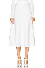 Gabriela Hearst Freddie Skirt in Ivory, view 1, click to view large image.