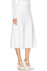 Gabriela Hearst Freddie Skirt in Ivory, view 2, click to view large image.