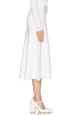 Gabriela Hearst Freddie Skirt in Ivory, view 3, click to view large image.
