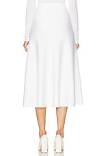 Gabriela Hearst Freddie Skirt in Ivory, view 4, click to view large image.