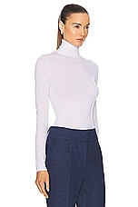 Gabriela Hearst Costa Turtleneck in Ivory, view 2, click to view large image.