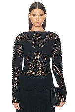 Gabriela Hearst Capps Top in Black, view 1, click to view large image.