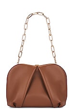 Gabriela Hearst Taylor Clutch in Cognac, view 1, click to view large image.