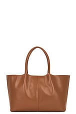 Gabriela Hearst Mcewan Tote in Wood, view 3, click to view large image.