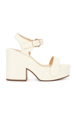 Gabriela Hearst Iris Sandal in Ivory, view 1, click to view large image.