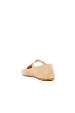 Gabriela Hearst Lola Ballerina Flat in Dark Camel, view 3, click to view large image.