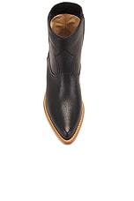 Gabriela Hearst Leduc Boot in Black, view 4, click to view large image.