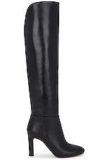 Gabriela Hearst Linda Over The Knee Boot in Black, view 1, click to view large image.