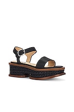 Gabriela Hearst Michael Sandal in Black, view 2, click to view large image.