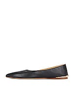 Gabriela Hearst Fleur Flat in Black, view 5, click to view large image.
