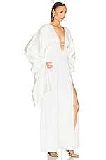 Cult Gaia Winona Gown in Off White, view 2, click to view large image.