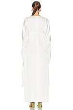 Cult Gaia Winona Gown in Off White, view 3, click to view large image.