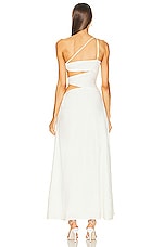 Cult Gaia Terese Gown in Off White, view 4, click to view large image.