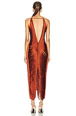 Cult Gaia Renata Gown in Bronze, view 3, click to view large image.