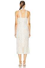 Cult Gaia Louise Sleeveless Dress in Off White, view 3, click to view large image.