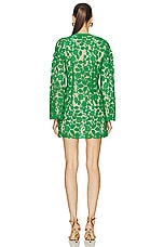 Cult Gaia Aniya Dress in Malachite, view 3, click to view large image.