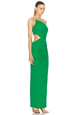 Cult Gaia Cobie Gown in Malachite, view 2, click to view large image.