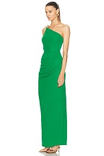 Cult Gaia Cobie Gown in Malachite, view 3, click to view large image.