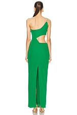 Cult Gaia Cobie Gown in Malachite, view 4, click to view large image.