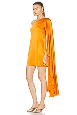 Cult Gaia Enza Dress in Marmalade, view 3, click to view large image.