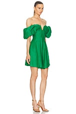 Cult Gaia Lissett Dress in Malachite, view 2, click to view large image.