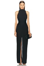 Cult Gaia Ryann Gown in Black, view 2, click to view large image.