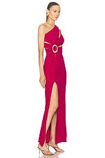 Cult Gaia Zinna Gown in Magenta, view 2, click to view large image.