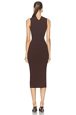 Cult Gaia Cristos Knit Dress in Java, view 3, click to view large image.