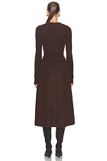 Cult Gaia Bessania Knit Dress in Java, view 3, click to view large image.