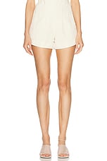 Cult Gaia Olga Short in Off White, view 1, click to view large image.