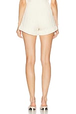 Cult Gaia Olga Short in Off White, view 4, click to view large image.