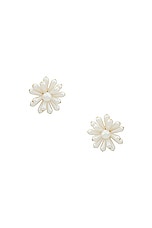 Cult Gaia Jules Earring in Pearl, view 1, click to view large image.