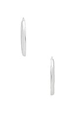 Cult Gaia Cassia Earrings in Antique Silver, view 3, click to view large image.