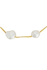Cult Gaia Andie Choker Necklace in Pearl, view 2, click to view large image.